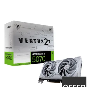 MSI VENTUS 2X OC - GEFORCE RTX 5070 - 12G - WHITE - Graphic Card